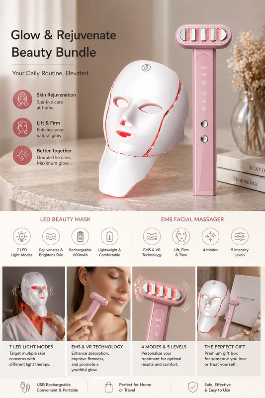 LuxeLift Red Light Beauty Bundle