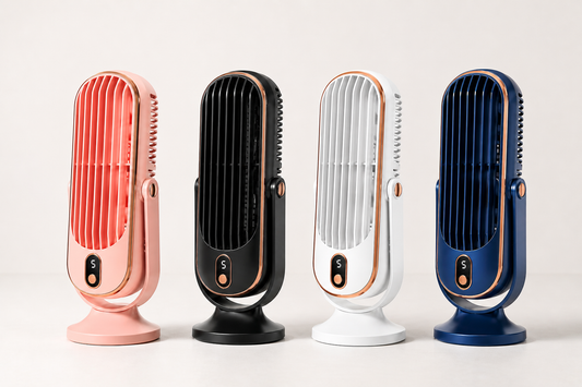 LuxeBreeze™ DualFlow Portable Fan